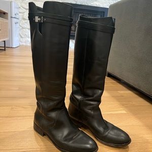 Jimmy Choo Black Leather Boots, size 39